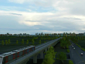 railway 3D Model