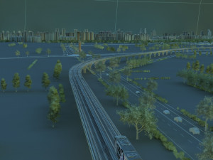 railway 3D-Modell