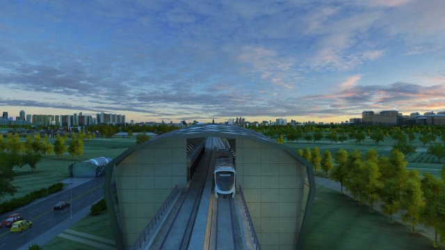 railway Model 3D .c4d .max .obj .3ds .fbx .stl .blend 