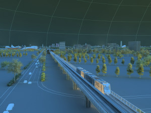 railway Model 3D