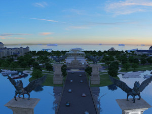 the island 3D मॉडल