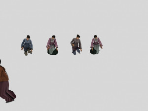 ancient people 3D Model