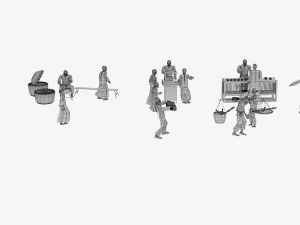 ancient people 3D Model