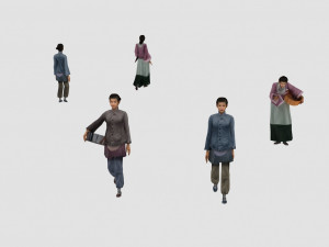 ancient women 3D 모델
