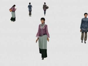 ancient women 3D 모델