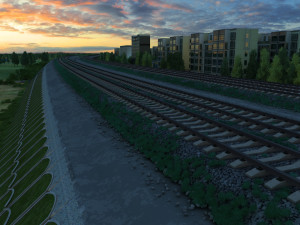 railway 3D Model