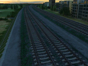 railway 3D Model