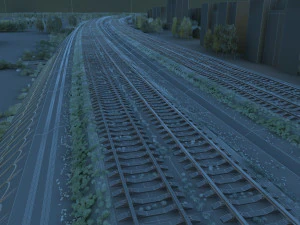 railway 3D Model