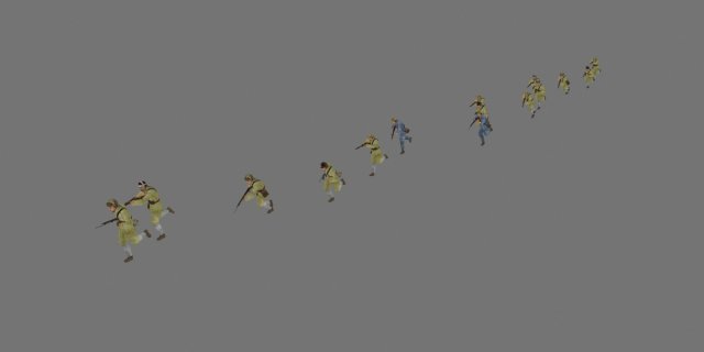 military 3D Модель .c4d .max .obj .3ds .fbx .stl .blend 