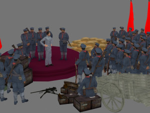 military Modelo 3D