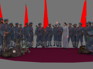 military 3D 模型