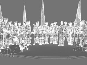 military 3D 模型