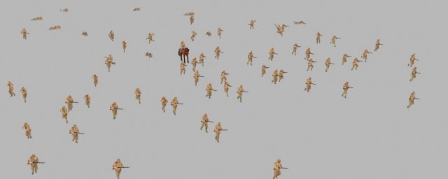 military Modèle 3D .c4d .max .obj .3ds .fbx .stl .blend 