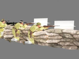 militares Modelo 3D