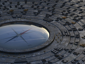 compass Modèle 3D