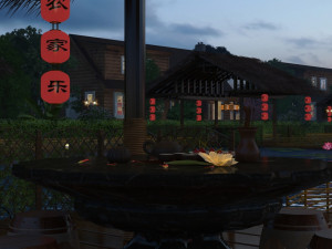 resort 3D 模型