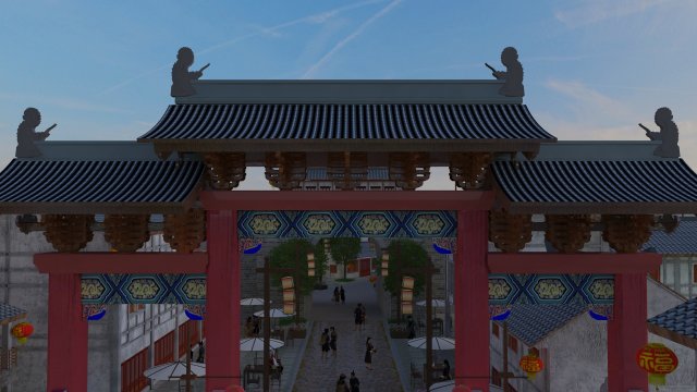 ancient architecture Modèle 3D .c4d .max .obj .3ds .fbx .stl .blend 