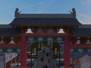 ancient architecture 3Dモデル