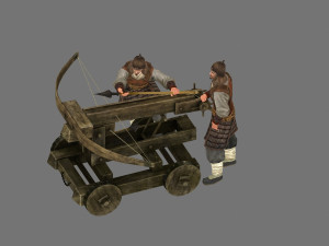 crossbow car 3D 모델
