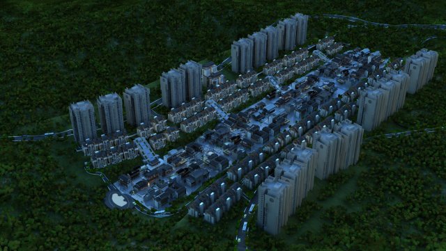 city building Modelo 3D .c4d .max .obj .3ds .fbx .stl .blend 