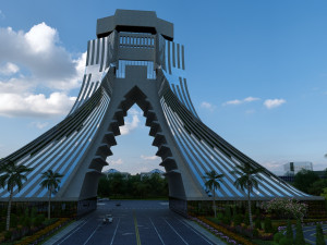 city gate 3D Model
