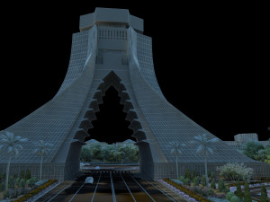 city gate 3D Model