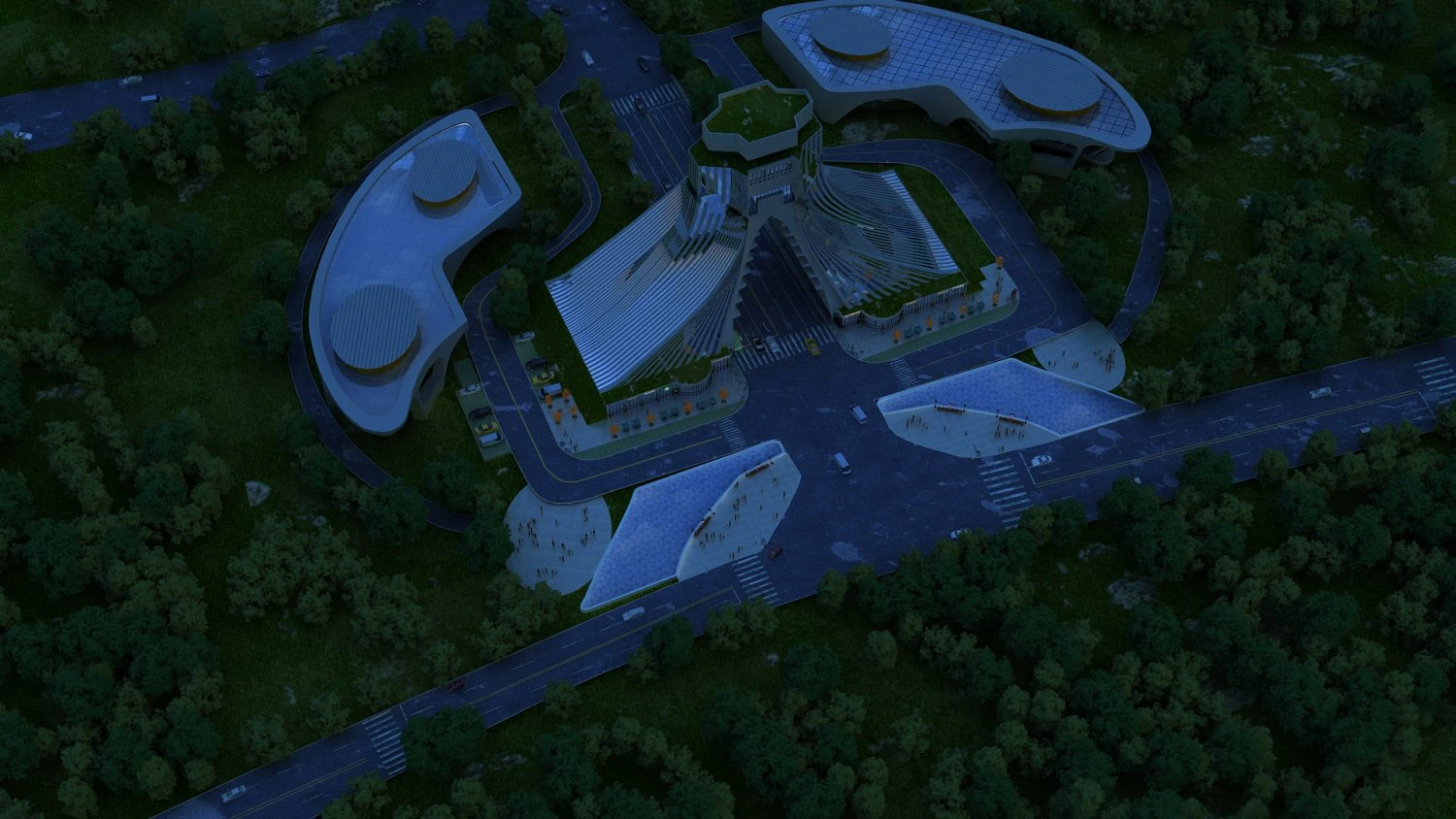city gate 3D Model .c4d .max .obj .3ds .fbx .stl .blend 