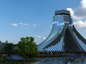 city gate Modelo 3D