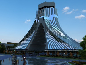 city gate Modèle 3D