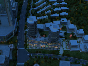 city building 3D-Modell