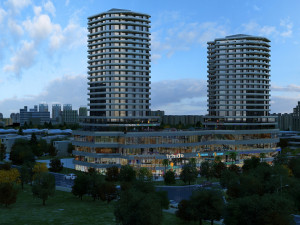 city building 3D-Modell