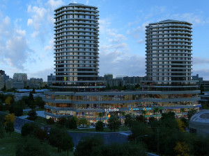 city building 3D-Modell