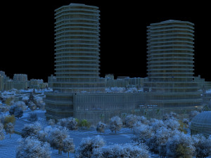 city building 3D-Modell