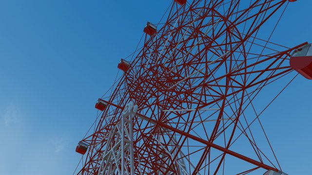 amusement park 3D Model .c4d .max .obj .3ds .fbx .stl .blend
