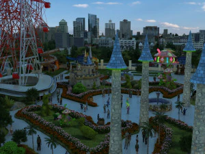 amusement park 3D Model