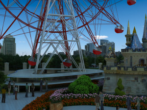 amusement park Modelo 3D