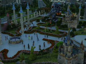 amusement park Modelo 3D