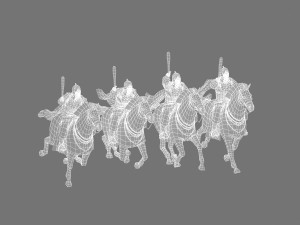 cavalry 3D 모델