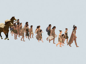 ancient people 3D Model