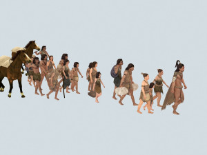 ancient people 3D Model