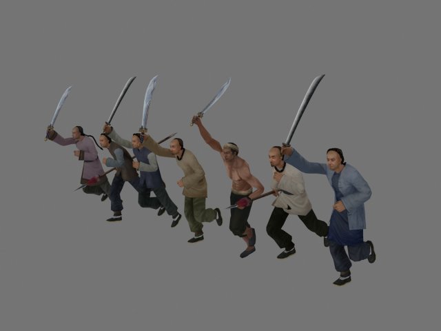 conflict 3D Модель .c4d .max .obj .3ds .fbx .stl .blend 