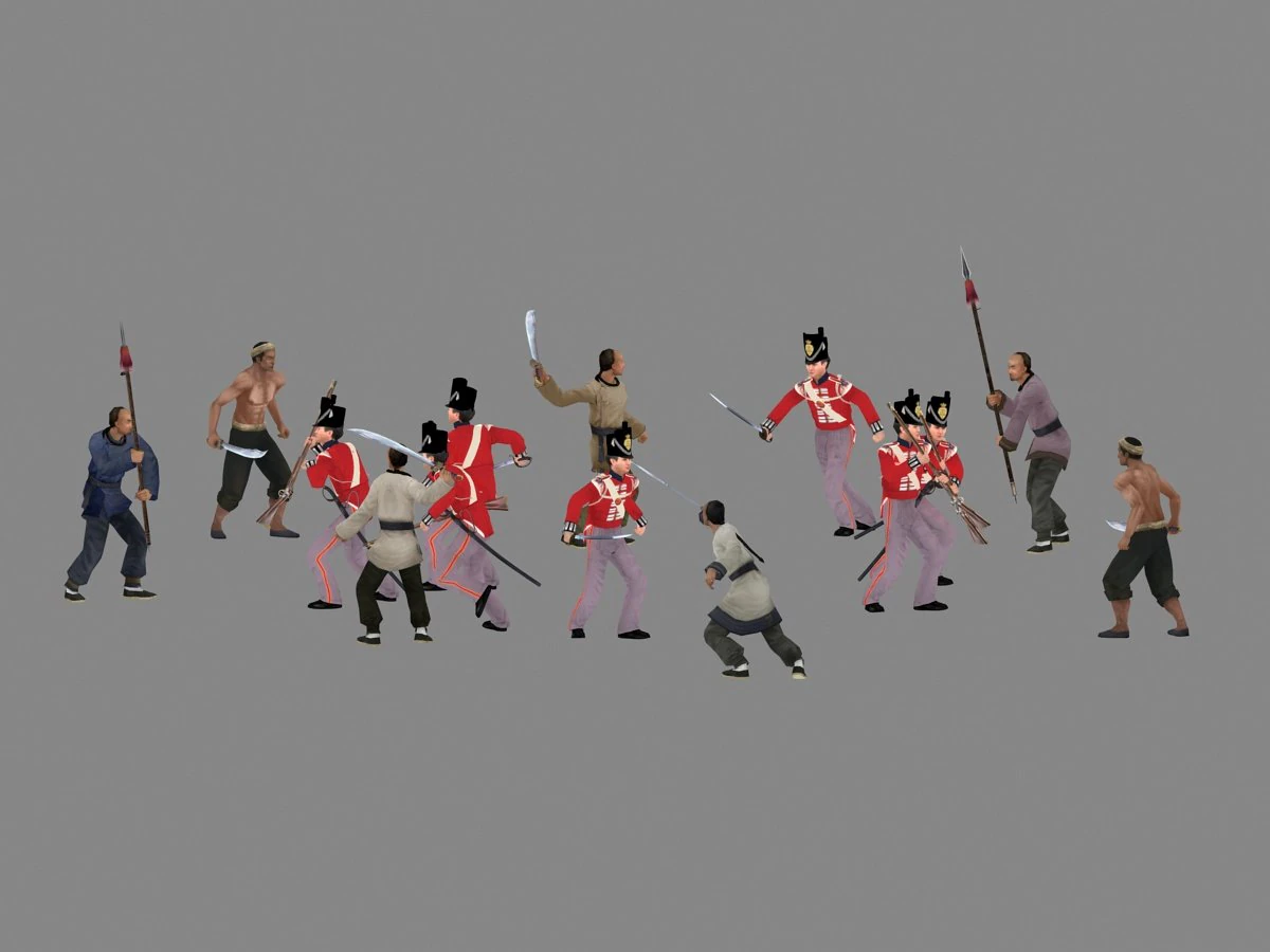 conflict 3D Model .c4d .max .obj .3ds .fbx .stl .blend 