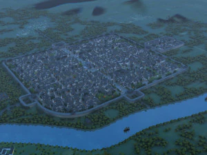 древний город 3D Модель