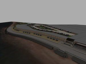 seawall 3Dモデル