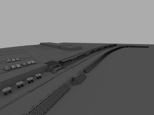 seawall 3Dモデル