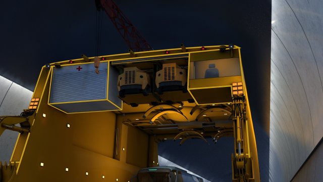 tunnel 3D Model .c4d .max .obj .3ds .fbx .stl .blend 