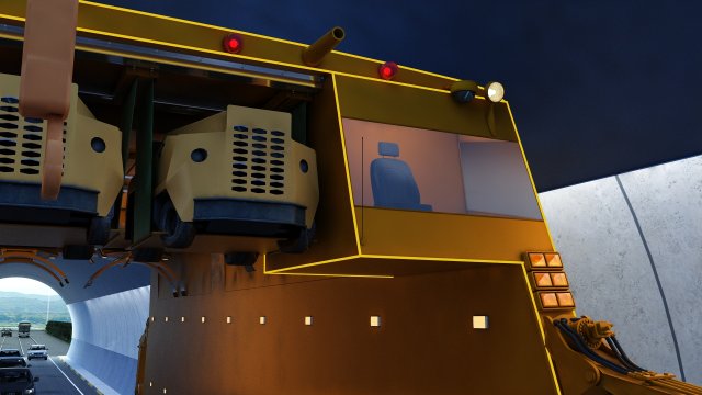 tunnel 3D Model .c4d .max .obj .3ds .fbx .stl .blend