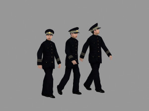 policemen 3D Model