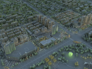 city building Model 3D