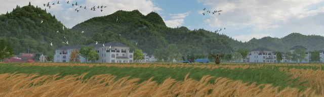 시골의 3D 모델 .c4d .max .obj .3ds .fbx .stl .blend 